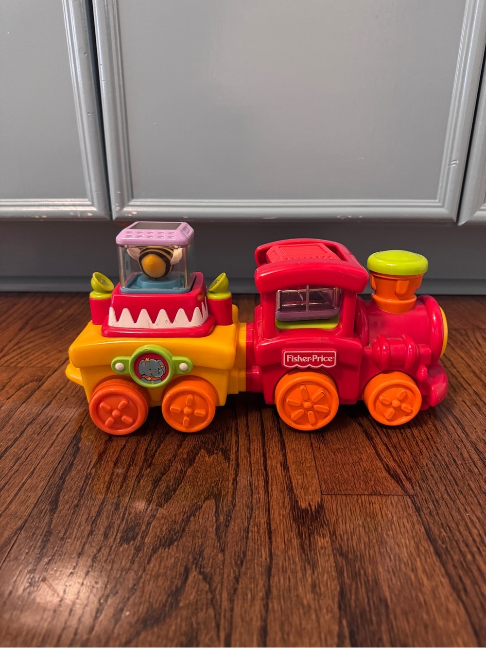 Fisher Price Peek A Blocks Circus Train &  2 Blocks (NOT WORKING)